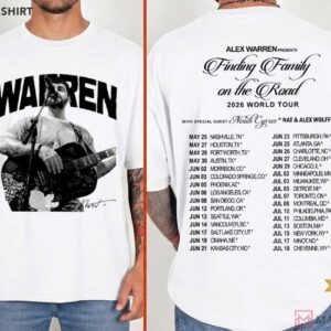 Alex Warren Eras Tour 2026 Vintage Indie Music T Shirt (1)