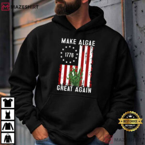 Team Algae USA Make It Great Again Patriotic Flag T Shirt (4)
