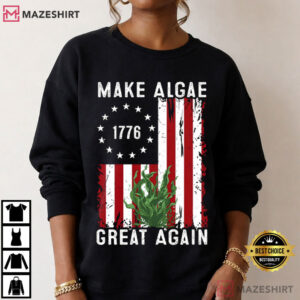 Team Algae USA Make It Great Again Patriotic Flag T Shirt (2)