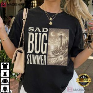 Sad Bug Summer Graphic T Shirt (3)