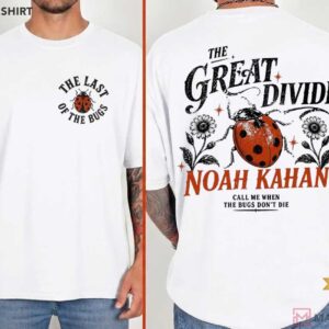 Noah Kahan The Divide Tour Wash Tour 2026 T Shirt (1)