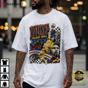 Vozinha Island Wall Cape Verde Keeper Collage Football T Shirt (2)