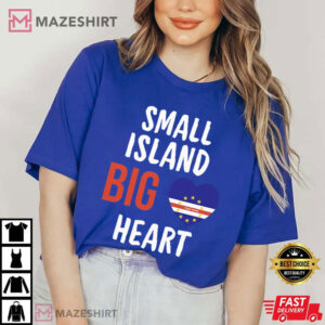 Small Island Big Heart Cape Verde Flag T-Shirt