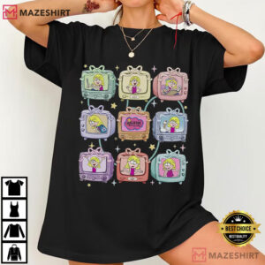 Disney Channel Lizzie McGuire Television Coquette Bow T Shirt (4)