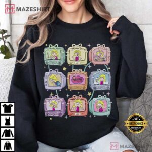 Disney Channel Lizzie McGuire Television Coquette Bow T Shirt (1)