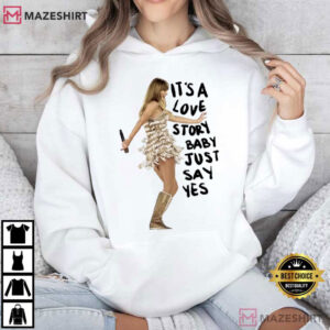 Taylor Swift It's A Love Story Baby Just Say Yes Swiftie Gift Concert T Shirt (3)