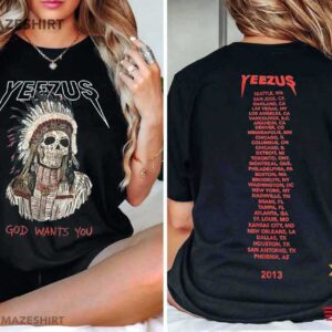 Kanye West Yeezus Tour 2013 Rap Fan Merch T Shirt (3)
