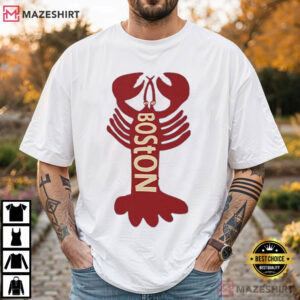 Boston Lobster Seafood Culture T Shirt (1)