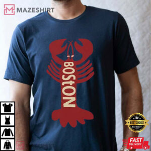 Boston Lobster Seafood Culture T Shirt (3)