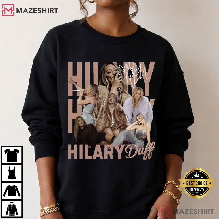 Hilary Duff Lucky Me Tour Fan Merch T-Shirt Hilary Duff Lucky Me Tour Fan Merch T-Shirt