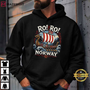 Ro Ro Norway Viking Ship Norwegian Longship Heritage T Shirt (4)