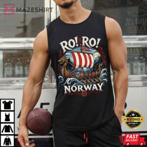Ro Ro Norway Viking Ship Norwegian Longship Heritage T Shirt (1)