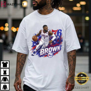 Jaylen Brown Basketball Player Philadelphia 76ers T Shirt (4)