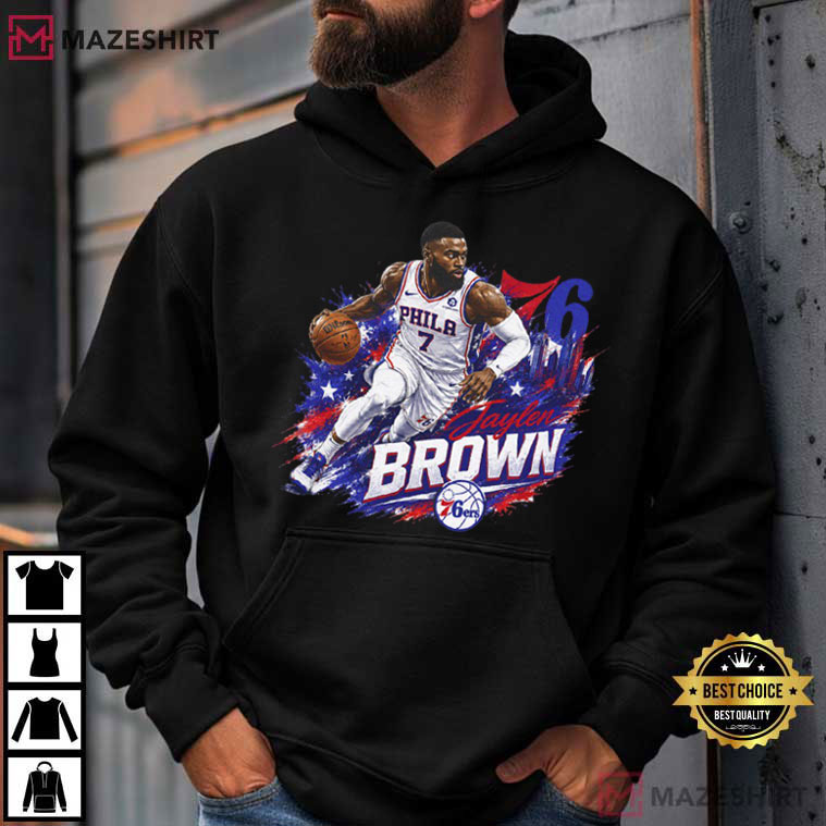Jaylen Brown Basketball Player Philadelphia 76ers T-Shirt Jaylen Brown Basketball Player Philadelphia 76ers T-Shirt