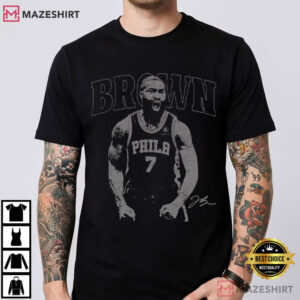 Jaylen Brown Philadelphia Basketball Retro 90s T Shirt (1)
