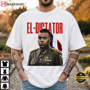 Kylian Mbappe The Dictator Retro 90s Soccer Graphic T Shirt (1)