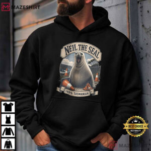 Neil The Seal 100% Tasmanian Elephant Seal T Shirt (4)