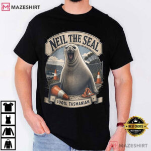 Neil The Seal 100% Tasmanian Elephant Seal T Shirt (1)