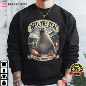 Neil The Seal 100% Tasmanian Elephant Seal T Shirt (3)