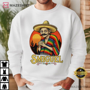 Smiguel Mexican Meme Funny Sombrero Culture T Shirt (2)