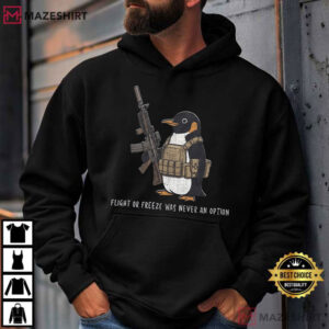 Tactical Penguin Flight Was Never An Option Funny Military Animal T Sh (1)