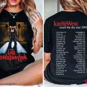 Late Registration Vintage Kanye West Touch The Sky Tour 2005 T Shirt (4)