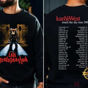 Late Registration Vintage Kanye West Touch The Sky Tour 2005 T Shirt (3)