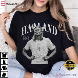 Erling Haaland Viking World Cup Soccer Sport T Shirt (4)