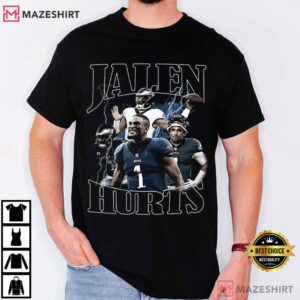 Jalen Hurts Vintage Philadelphia Football Fan Sports T Shirt (1)