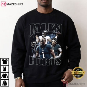 Jalen Hurts Vintage Philadelphia Football Fan Sports T Shirt (2)