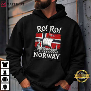 Ro Ro Norway Viking Ship Norwegian Soccer Fan Gift T Shirt (2)