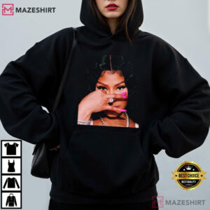 Nicki Minaj Face Vintage Rap Music Graphic T Shirt (4)