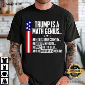 Trump Is A Math Genius Political T Shirt (1)