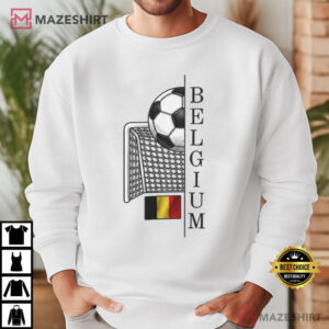 Belgium Flag Soccer Sports Fan T Shirt (4)