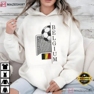Belgium Flag Soccer Sports Fan T Shirt (3)