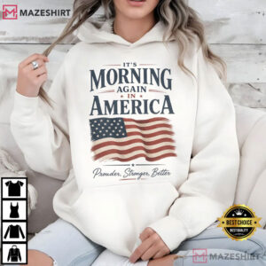 It’s Morning Again In America Ronald Reagan Quote Patriotic T Shirt (4)
