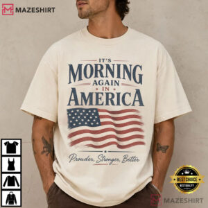 It’s Morning Again In America Ronald Reagan Quote Patriotic T Shirt (2)