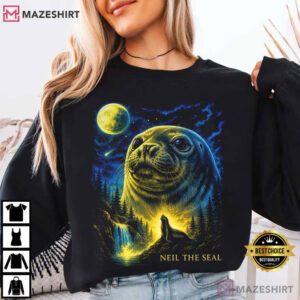 Neil The Seal Vintage 90s Elephant Seal Graphic T Shirt (2)