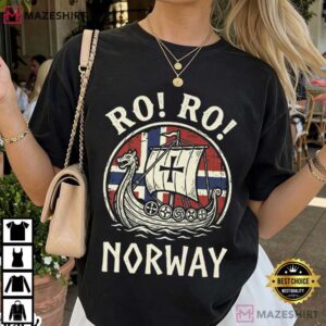 Ro Ro Viking Longship Norway Scandinavian Norse Travel Soccer T Shirt (4)