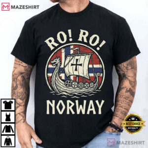 Ro Ro Viking Longship Norway Scandinavian Norse Travel Soccer T Shirt (1)