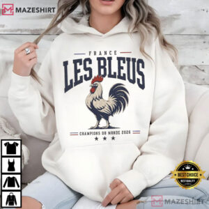 Les Bleus France World Champions 2026 Vintage Soccer T Shirt (3)