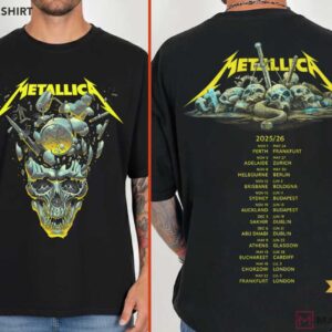 Metallica M72 World Tour 2025 2026 Concert Fan Gift T Shirt (4)