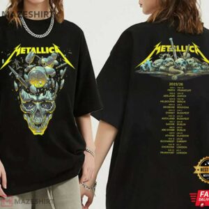 Metallica M72 World Tour 2025 2026 Concert Fan Gift T Shirt (1)