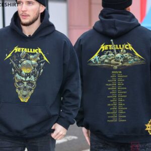 Metallica M72 World Tour 2025 2026 Concert Fan Gift T Shirt (2)