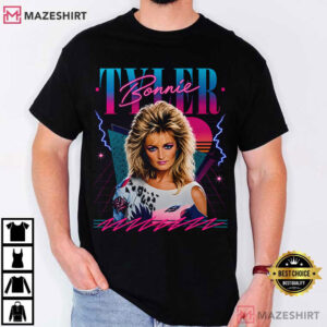 Bonnie Tyler Tribute Nostalgic Rock Pop Fan Gift Vintage T Shirt (1)