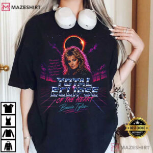 Bonnie Tyler Tribute Total Eclipse Of The Heart Vintage Synthwave T Shirt (2)