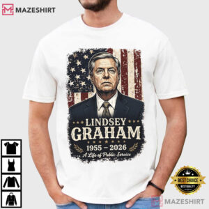 Lindsey Graham Memorial 1955–2026 Vintage Patriotic Tribute T Shirt (4)