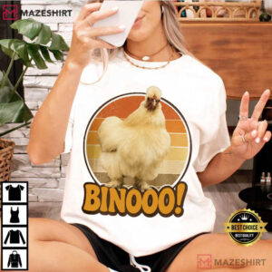 The Binoo Movement Chicken Trendy Meme T Shirt (1)