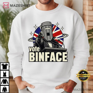 Vote Count Binface Funny Binface Clacton Political T Shirt (2)