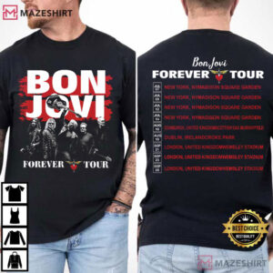 Bon Jovi Tour 2026 Forever Tour Music Fan Merch T-Shirt
